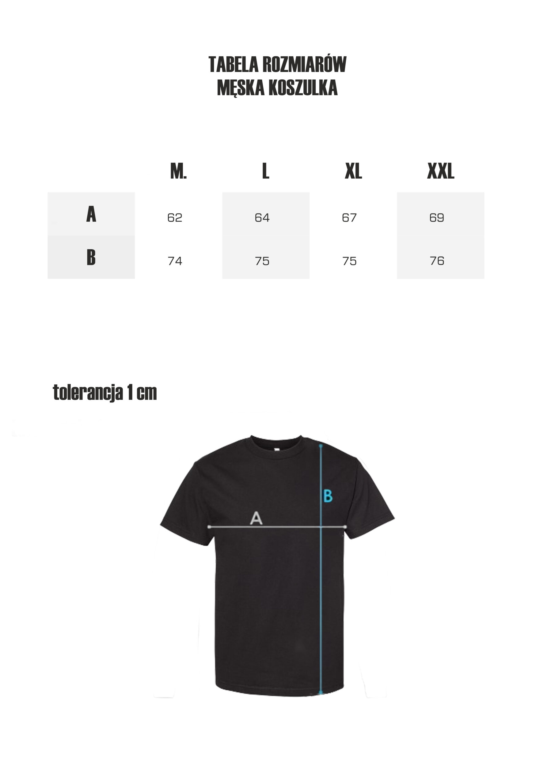 Rozmiarówka Koszulki v2