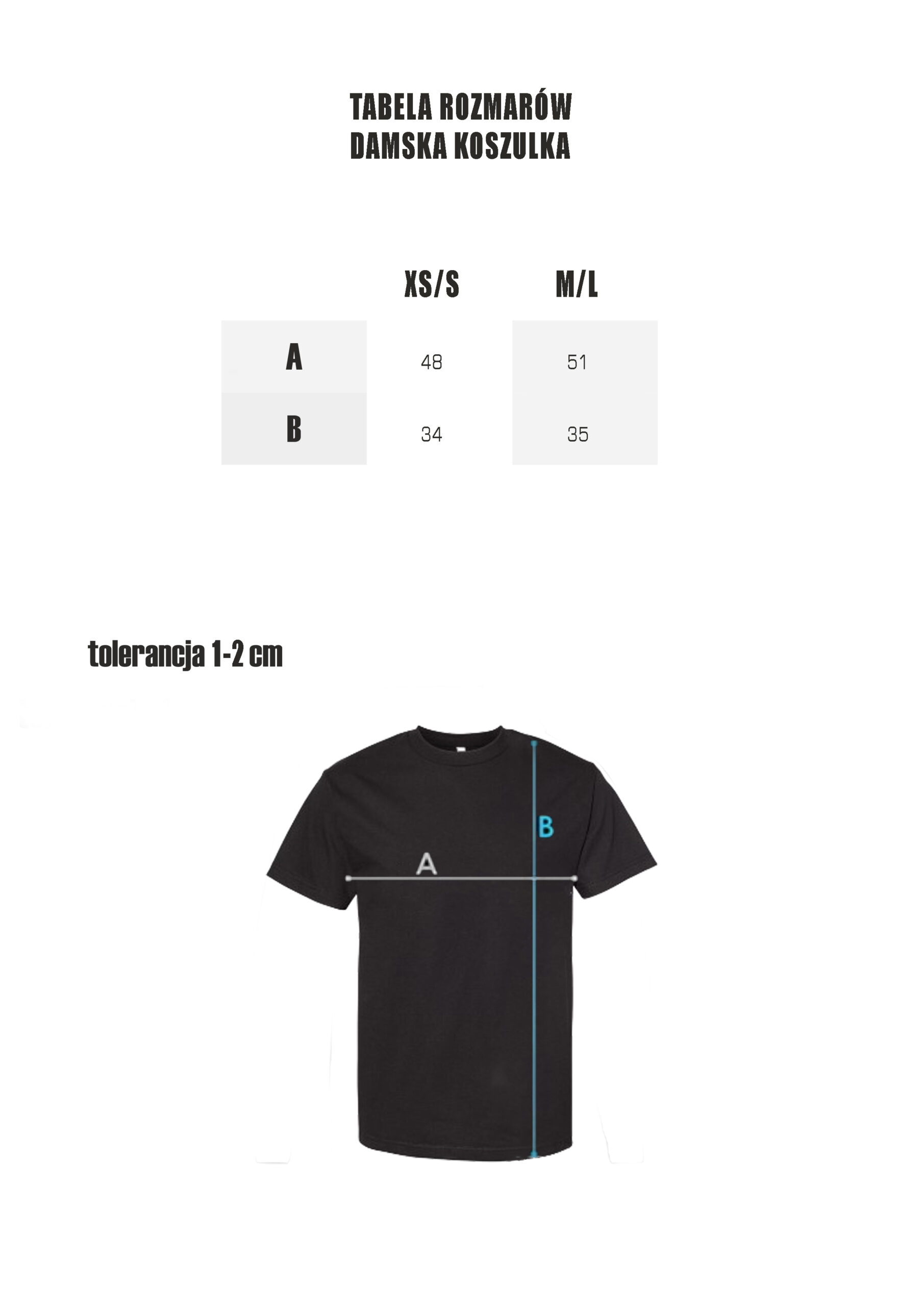 Rozmiarówka Koszulki v4